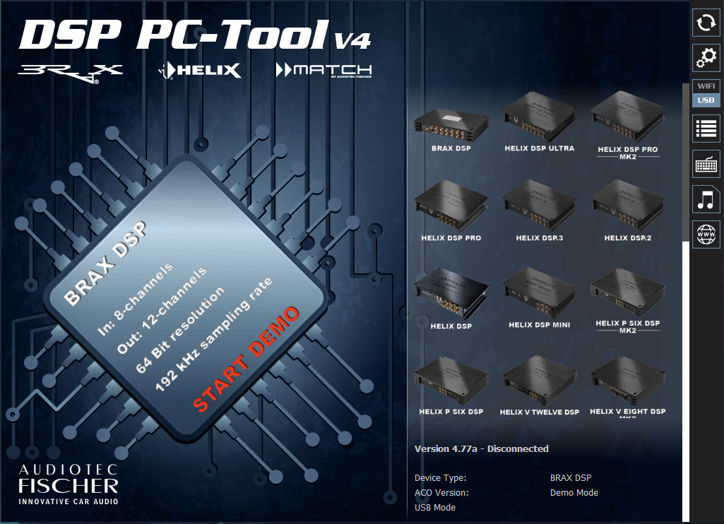 Download - DSP PC-Tool software from Audiotec Fischer