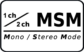 Μονοφωνική στερεοφωνική λειτουργία MSM