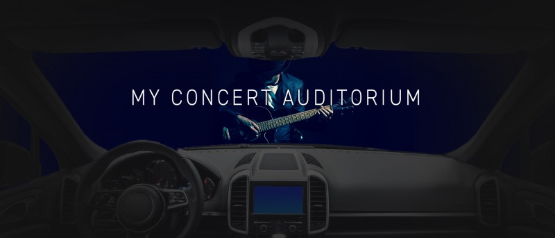 My concert auditorium in my car